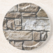 Limestone Bricks Beverage Coaster