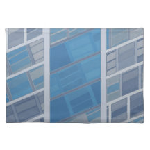 Limestone Hills Abstract Geometric Placemat