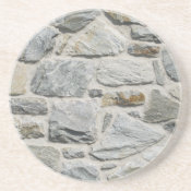 natural limestone beverage coaster