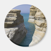 Limestone Rocks Rocks On Corfu Island Refrigerator Magnets