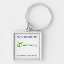 LimeSurvey Beating Heart Keychain