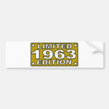 Limited-Edition-1963.png Bumper Stickers