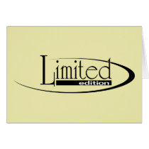 Limited Edition Card