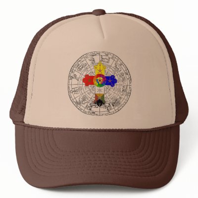 Limited Edition Hermetic Zodiac and Rose Cross Hat
