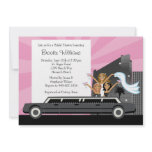 Limo Bridal Shower Invitation African American