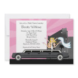 Limo Bridal Shower Invitation Blond Bride