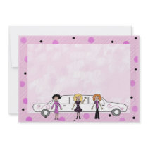 Limo Girls Invitations