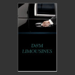 Limo Service Driver, Cab, Taxi Business Card business cards