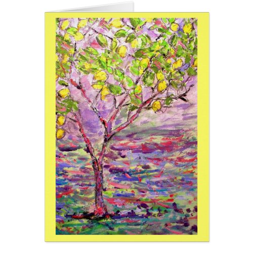 limoncello art card