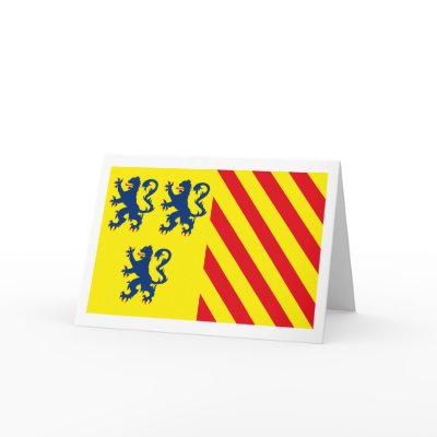 Limousin Flag Greeting Card by FlagTshirts