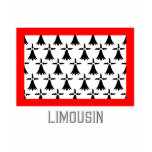 Limousin flag with name tshirt