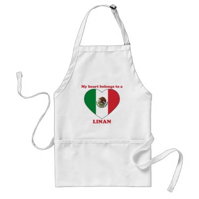 Linan Apron by ValentinesDayTshirts