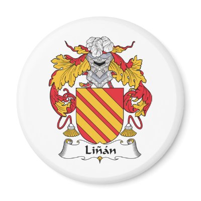 Linan Family Crest Refrigerator Magnet by coatsofarms