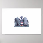 Lincoln and gnome poster