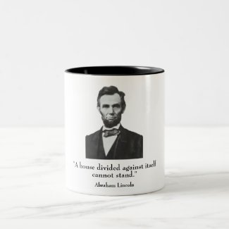 Lincoln and quote mug