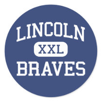 Lincoln - Braves - Junior - San Angelo Texas stickers
