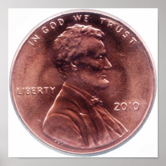 Lincoln Cent Poster