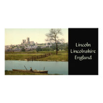 Lincoln City View, Lincolnshire, England Picture Card