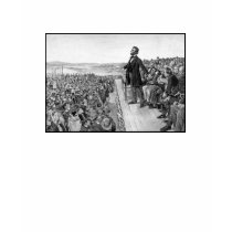 Lincoln Delivering The Gettysburg Address Tshirt