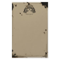 lincoln era faux vintage stationery
