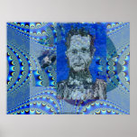 Lincoln Fractaled Poster