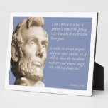 Lincoln Free Enterprise Photo Plaque