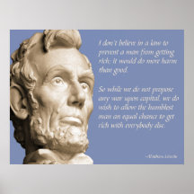 Lincoln Free Enterprise Poster