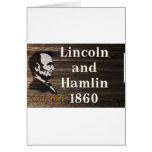Lincoln-Hamlin 1860 Card