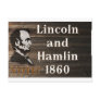 Lincoln-Hamlin 1860 Postcards