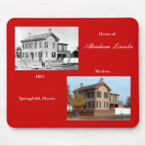 Lincoln Home, Springfield, Ill. mousepads by cwcrossroads Lincoln Home, Springfield, Ill. mousepads