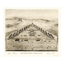 Lincoln Hospital in Washington, DC 1865 posters