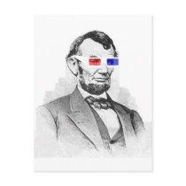 Lincoln in 3D! Post Cards