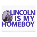 Lincoln Is My Homeboy Custom Invite