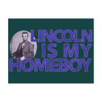 Lincoln Is My Homeboy postcards