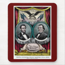 Lincoln Jackson Presidential Campaign 1864 Mousepad