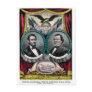 Lincoln Jackson Presidential Campaign 1864 Postcard