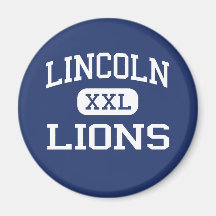 Lincoln - leones - alto - Lincoln Rhode Island Imanes De Nevera