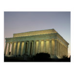 Lincoln Memeorial night scene Post Card