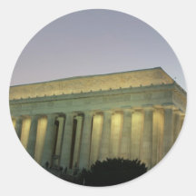 Lincoln Memeorial night scene Stickers