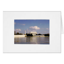 Lincoln Memoral From The Potomac River Cards