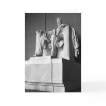 Lincoln Memorial B&W Greeting Card