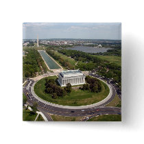 Lincoln Memorial Pinback Buttons
