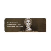 Lincoln Memorial Personalized Address Labels