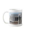 Lincoln Memorial photo view from WWII memeorial mugs