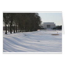 lincoln memorial snow cards