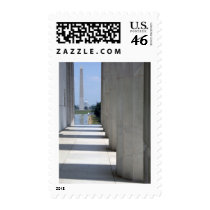 lincoln memorial washington monument postage