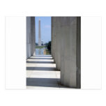 lincoln memorial washington monument postcards