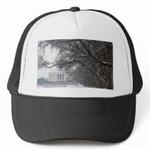 lincoln memorial winter snow hat