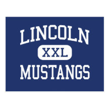 Lincoln Mustangs Middle Peoria Illinois Post Cards