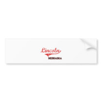 Lincoln Nebraska City Classic Bumper Sticker